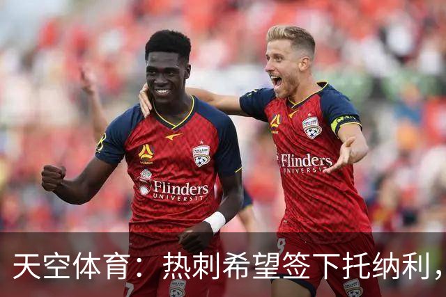 天空体育：热刺希望签下托纳利，他是德泽尔比的头号目标